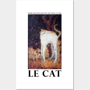 Le Cat - Pierre Bonnard (1867-1947) The White Cat 1894 Posters and Art